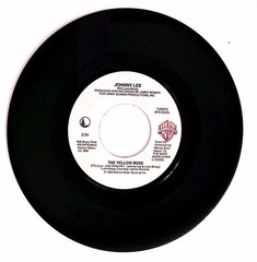 JOHNNY LEE SAY WHEN/THE YELLOW ROSE WARNER BROS RECORDS VINYL 45 74-68