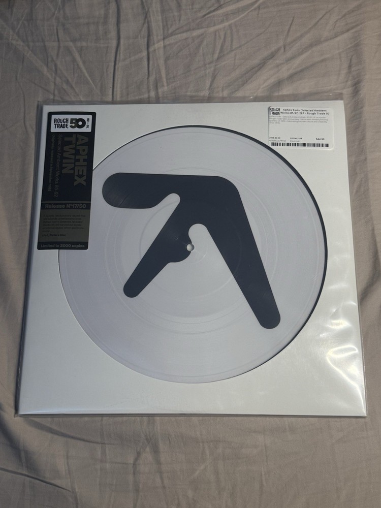 APHEX TWIN Selected Ambient Works 85-92 Rough Trade 50th PICTURE DISC Vinyl MINT