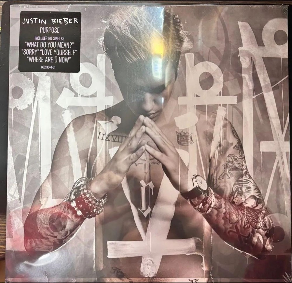Justin Bieber Purpose Vinyl LP Record Sealed New Bonus Tracks Pop Album NEW