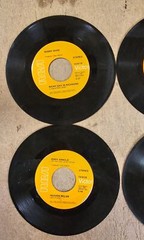 Vintage RCA Victor Stereo Various Artists Orange Label 45 RPM Vinyl Records Lot