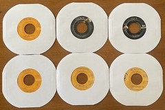 RCA Label 45s Set of 6 Records With Sleeves Various Artist