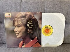 Lois Wyse – I Love You Better Now LP Vinyl JAZZ Spoken Word Poetry