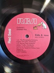 Eugene Ormandy Copland’s Greatest Hits EXCELLENT EX Vinyl LP