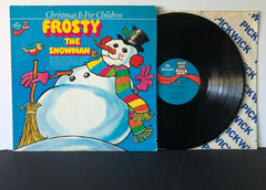Mr Pickwick Players FROSTY THE SNOWMAN 1977 Mr Pickwick VG+/VG Christmas