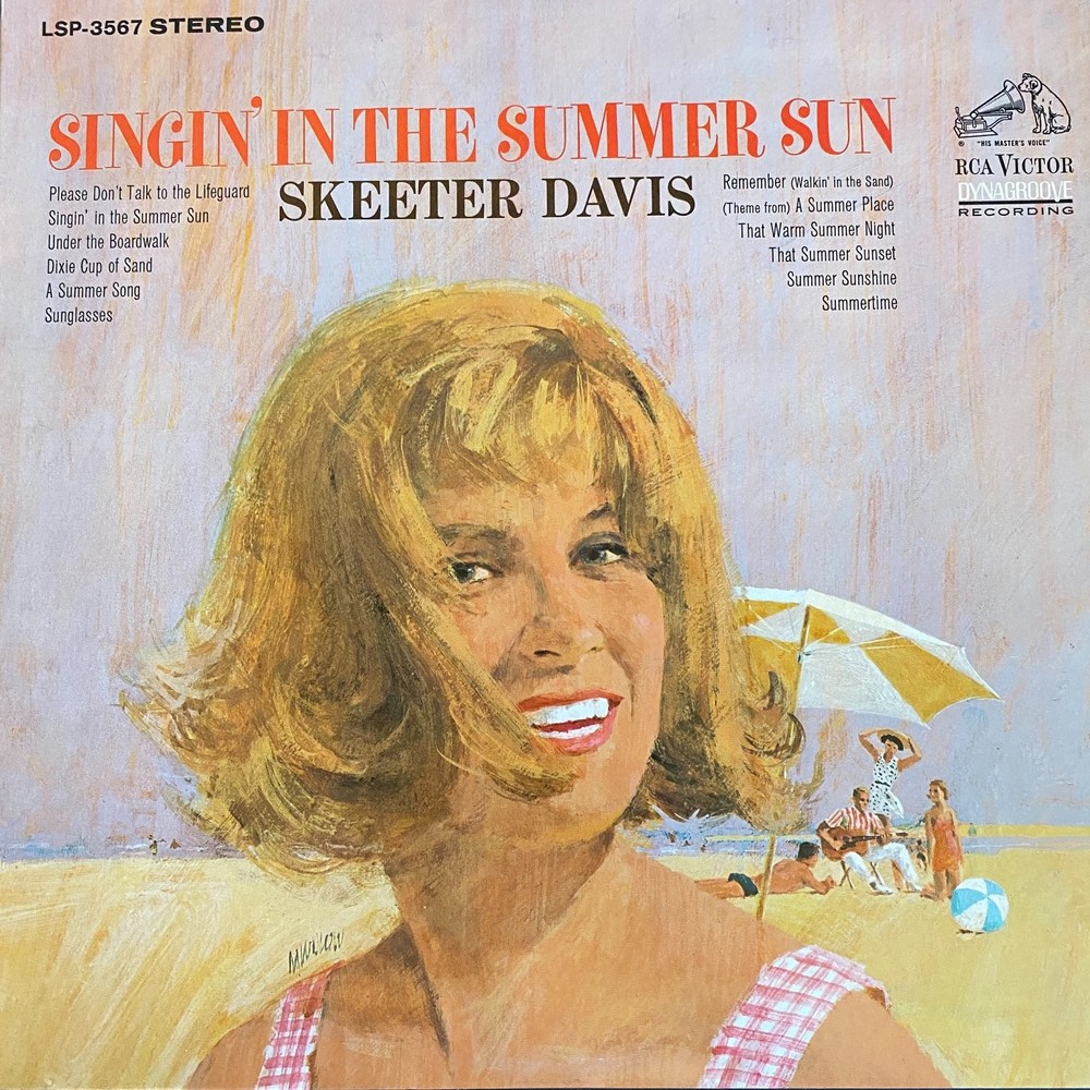Skeeter Davis – Singin’ In The Summer Sun LP Record 1966 RCA Victor Country Pop