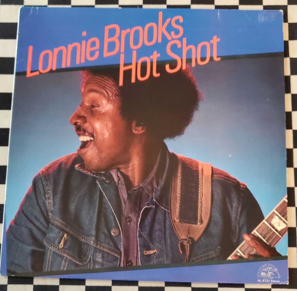 Hot Shot LP by Lonnie Brooks vinyl 1983 VG+ AL4731 Alligator Records