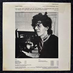 Chick Corea Piano Improvisations Vol. 1 German Vinyl LP 1971 ECM Records Jazz