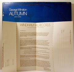 George Winston Autumn LP 1980 [Windham Hill wH-1012]