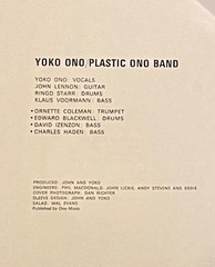 PLASTIC ONO BAND-YOKO ONO-SEALED LP-ORIGINAL 1970-Apple Beatles Ornette Coleman