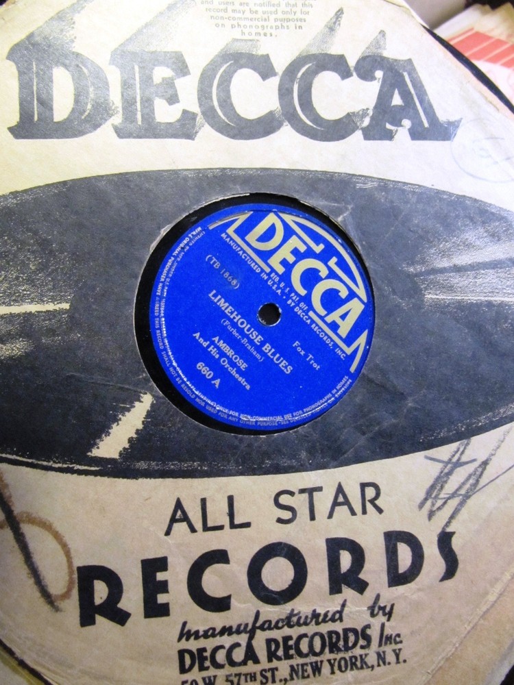 1935 AMBROSE & his Orch British Swing LIMEHOUSE BLUES/ Memphis Blues DECCA 660