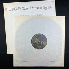 Wilding/Bonus – Pleasure Signals vinyl record LP UK Press 12″ album 33 RPM NM M-