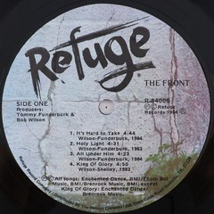 The Front – Self Titled – 1984 Christian Pop/Soft Rock LP Vinyl Record R84006