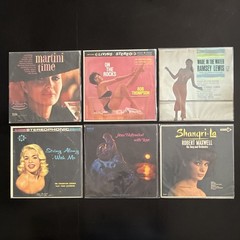 CHEESECAKE VINYL 6 LP LOT JAYNE MANSFIELD DECCA Jazz Easy Listening. Vintage