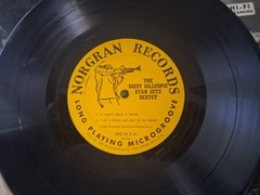Norgran N-2 Dizzy Gillespie Stan Getz Sextet 10 inch 33 rpm