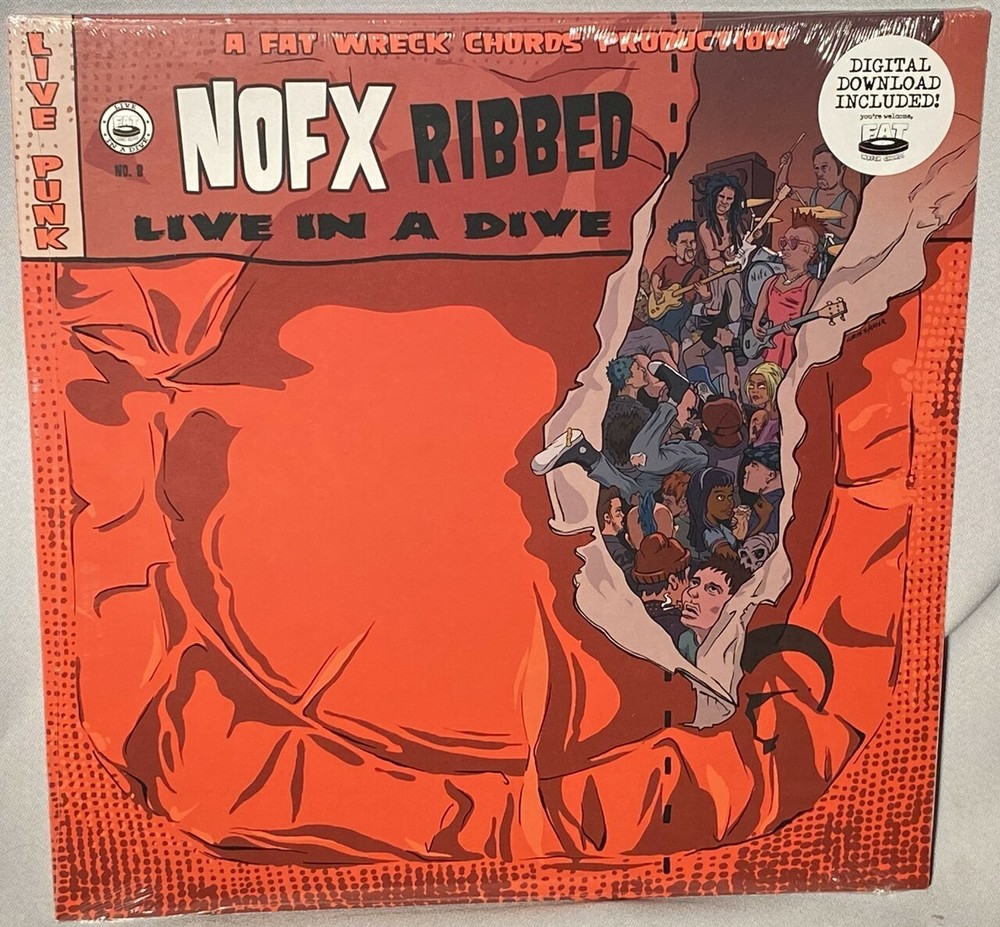 LP NOFX Ribbed Live In a Dive (Vinyl, 180g w/Download, 2018) Punk NEW MNT SEALED