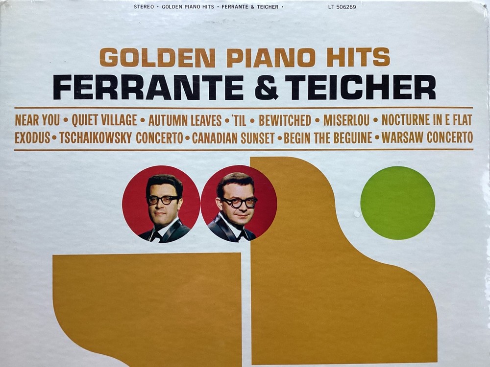 FERRANTE & TEICHER Golden Piano Hits 1961 vinyl LP Jazz Classical factory SEALED