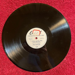 CAPITOL 1839 PROMO Les Baxter 78rpm I Only Have One Life to Live/I Remember You,