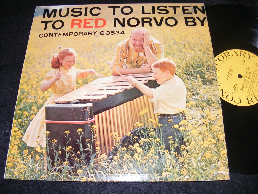 MUSIC TO LISTEN TO RED NORVO BY Gorgeous Cover CONTEMPORARY JAZZ LP 1957 West Cs