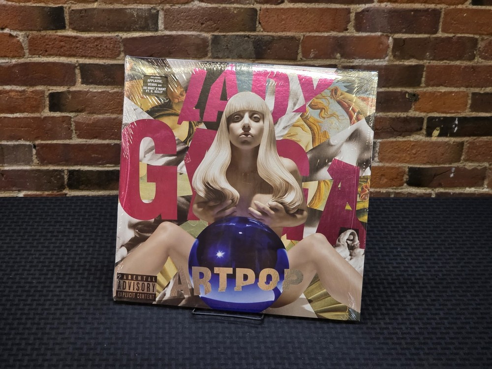 LADY GAGA: Artpop Original Release Foil Cover SHRINK 2013 Vinyl Hype Sticker