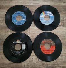 67 – Bulk Lot Vintage 45 RPM 7″ Vinyl Record