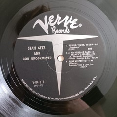 Stan Getz & Bob Brookmeyer – Recorded Fall 1961 MONO – 1961 – V-8418 – Used