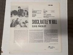elvis presley record lpm 1500 shock rattle and roll with booklet