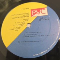Anthony Phillips LP Private Parts and Pieces Vyl Srinkwrap PVC Records 1978 NM