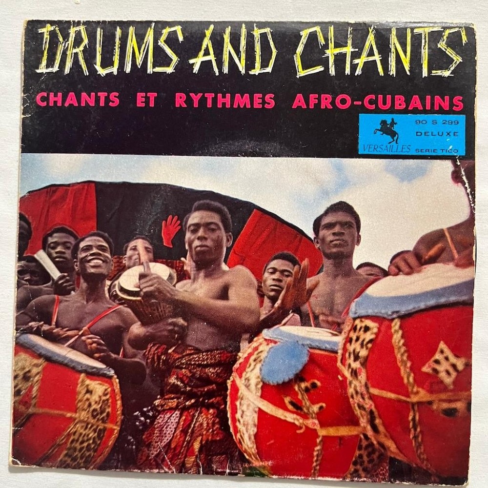 MONGO SANTAMARIA Drums and Chants EP LATIN 45 VG HEAR