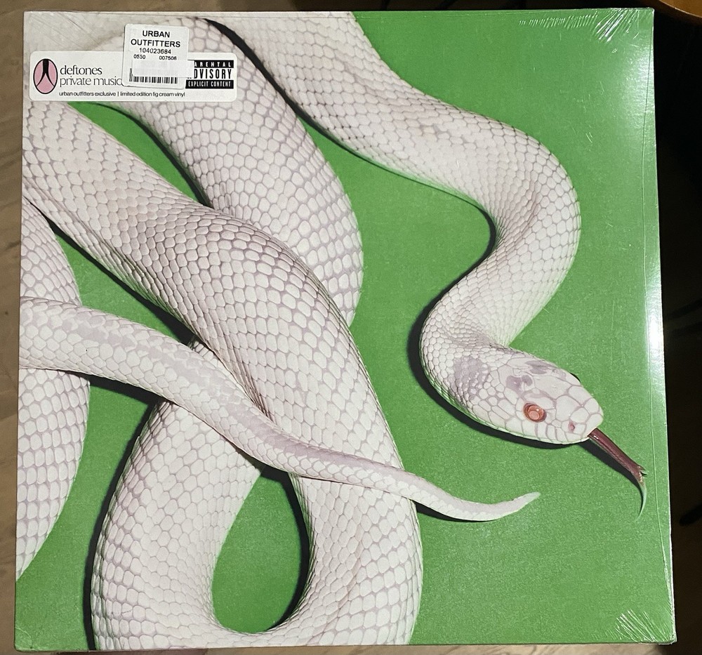 Deftones Private Music Fig Cream Vinyl LP Urban Outfitters Limited Edition
