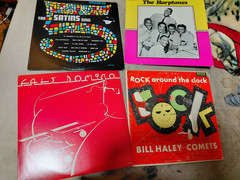 1950’s Vinyl Lot The Harptones Bill Haley The 5 Satins Fats Domino