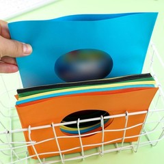 100 Pieces Paper Vinyl 45 RPM Record Sleeves 7 Inch Record Protection Paper Cove