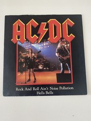 AC/DC-ROCK AND ROLL AIN’T NOISE POLLUTION 7″ VINYL SINGLE RECORD 1980!