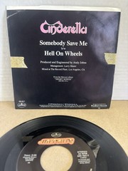 1987 CINDERELLA ” SOMEBODY SAVE ME 45 RPM
