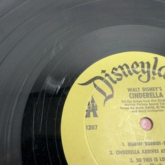 Disneyland Cinderella Soundtrack Vinyl LP 1959 Original Album Cover Used Vinyl