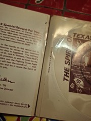The Spirit Of Texas A & M Aggie Clear Record Booklet-33 1/3 RPM-Bob Walker ’70