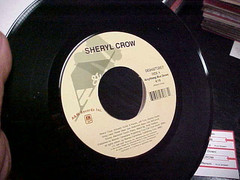 SHERYL CROW 45 A+M 1990’s POP ROCK anything but down FIRST PRESS Unplayed NOS