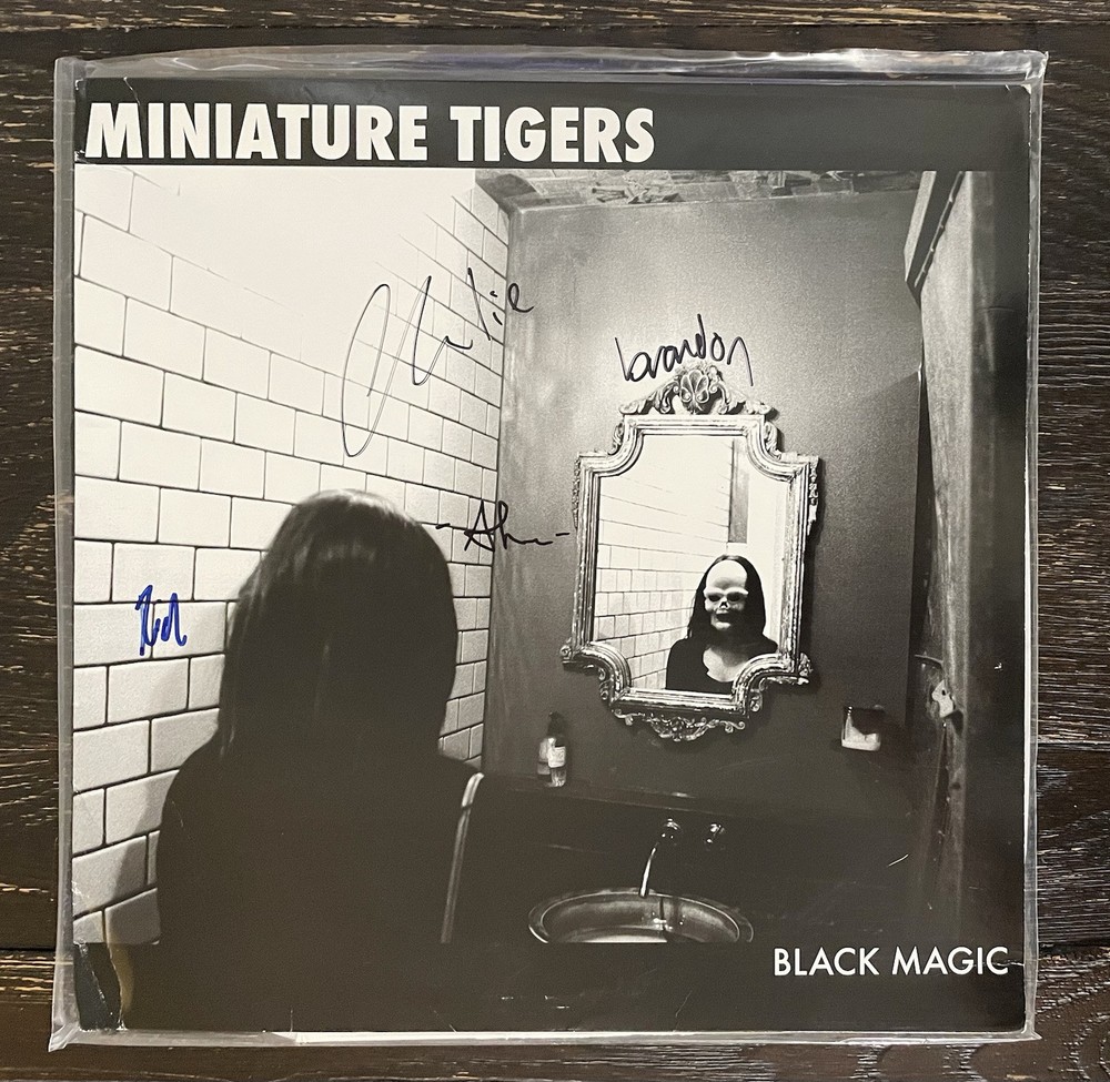 SIGNED Miniature Tigers – Black Magic (12″ Vinyl Record, Limited Edition) MA-001