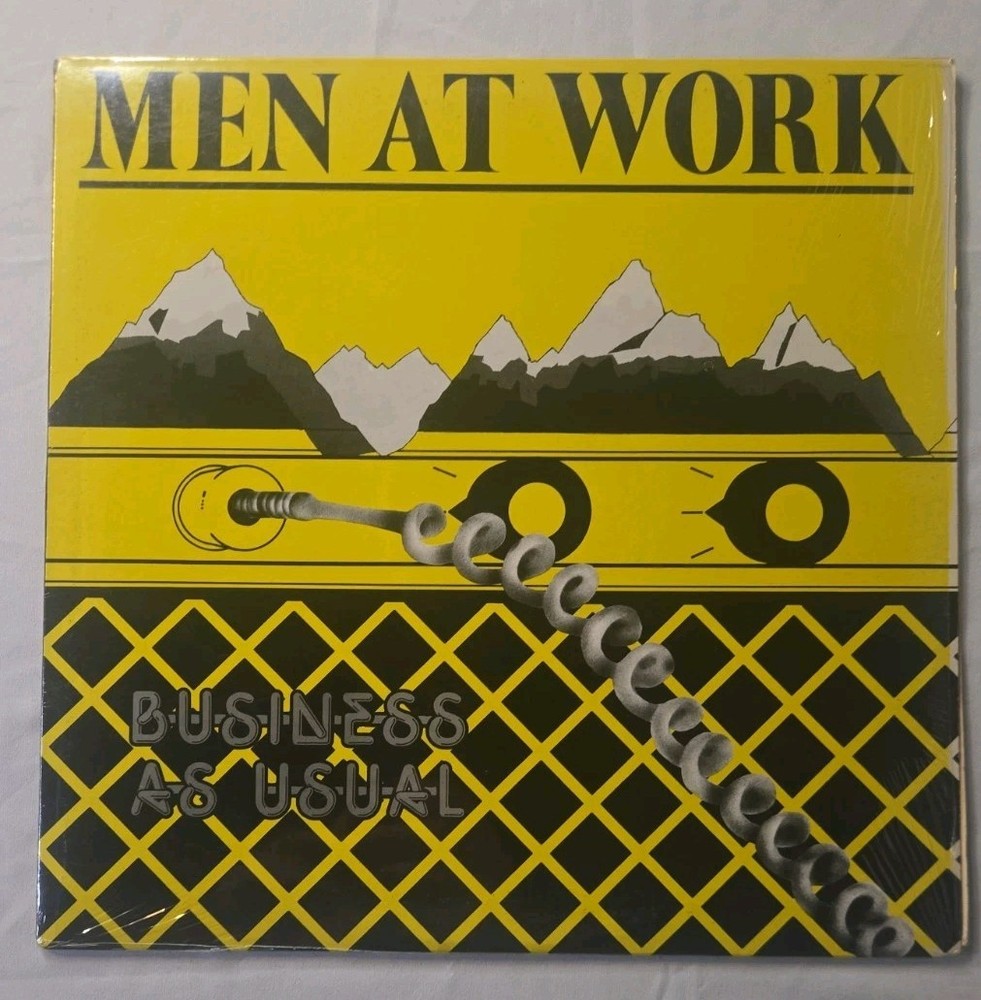 MEN AT WORK / Business As Usual / Columbia /1982 / Vinyl LP / in SHRINK / VG+/NM