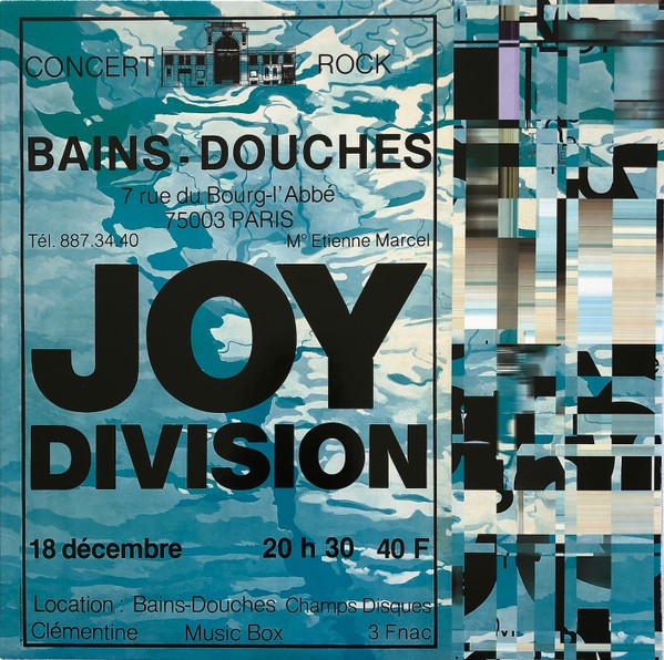 Joy Division Les Bains Douches 12″ Vinyl LP Rock 33 RPM DOL – Live in Paris 1979
