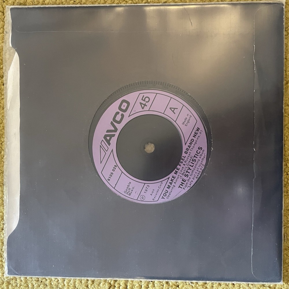THE STYLISTICS You Make Me Feel Brand New 7” Single Vinyl Record 1973 Avco Vg
