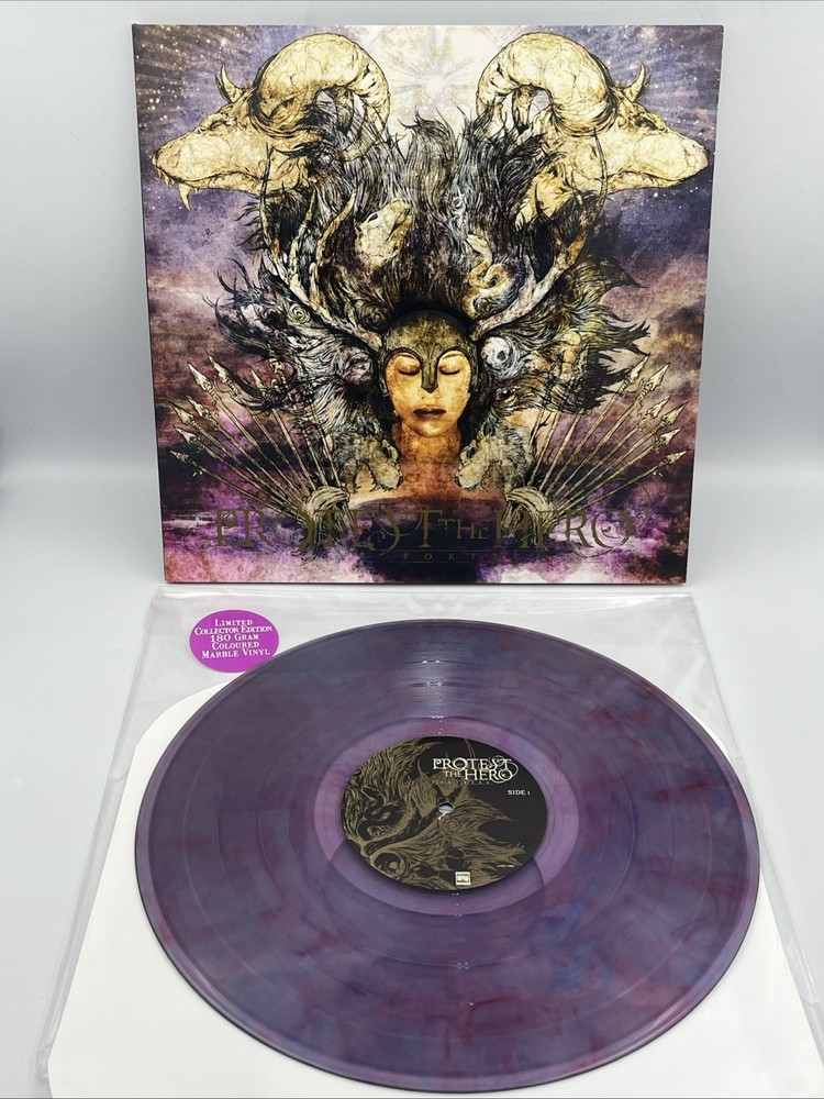 Protest The Hero Fortress Vinly LP 2008 Limited Edition 180 Gram Purple Vinyl NM