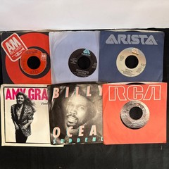 Vinyl 45 RPM Records 70s 80s lot of 42 Total – with Dust Covers PHOTOS