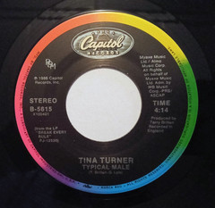 Lot Of 2 Tina Turner Better Be Good To Me / Typical Male 45 rpm 7″ Free Combine