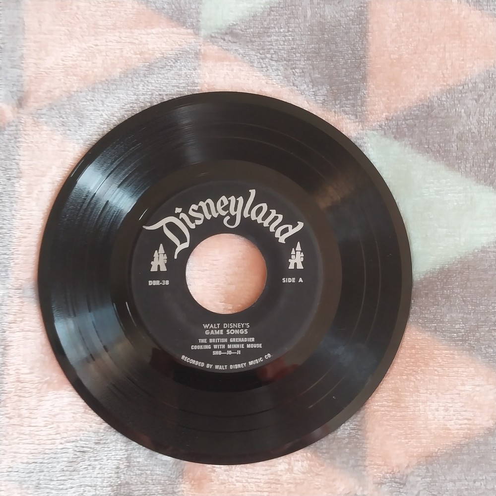 walt disney 45 rpm vinyl music records vintage