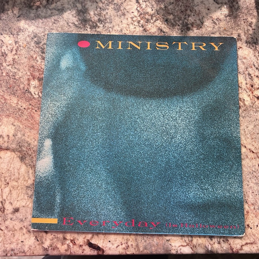 Ministry Everyday (Is Halloween) 12″ 45RPM Black Vinyl Single Wax Trax! WAX 007