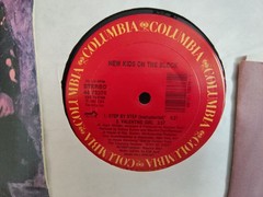 NEW KIDS ON THE BLOCK – “STEP BY STEP” / w/ BONUS 7″! / COLUMBIA RECORDS 1990