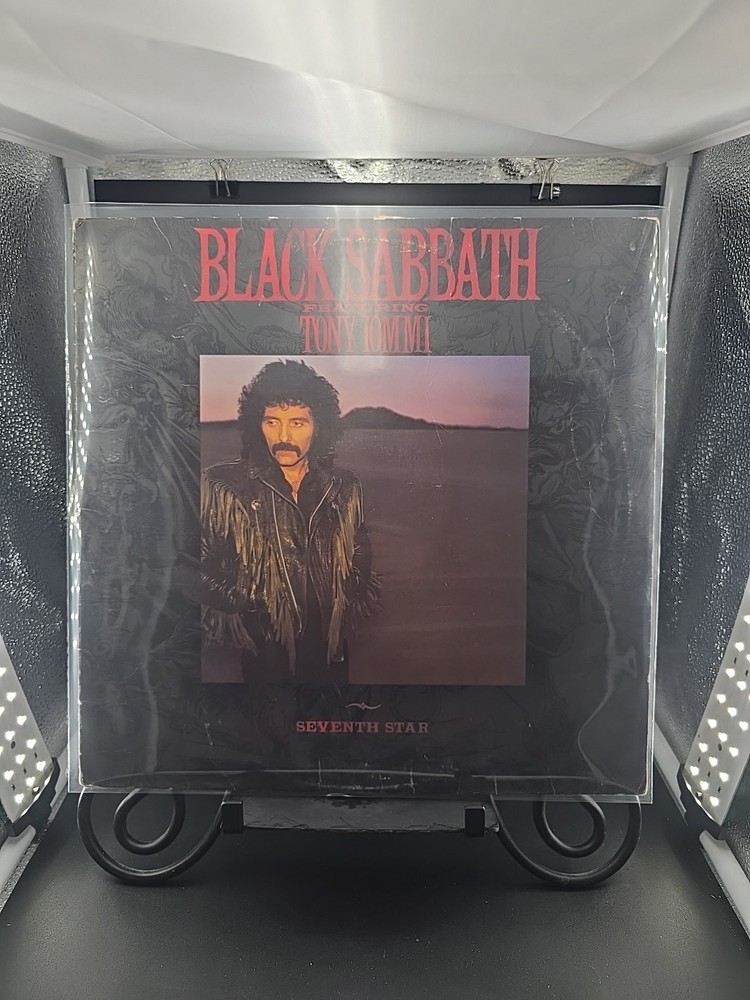 Black Sabbath Seventh Star LP 1986 Warner Bros 1-25337 Specialty Press VG/G+