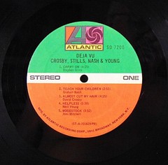 Crosby, Stills, Nash & Young – Déjà Vu -1970 Atlantic SD 7200 Folk Rock Vinyl LP