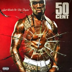50 Cent GET RICH OR DIE TRYIN’ New Sealed Black Vinyl Record 2 LP