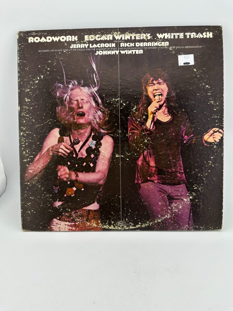 Edgar Winter White Trash Roadwork 2LP VG+/VG 1972 Epic KEG 31249 Gatefold